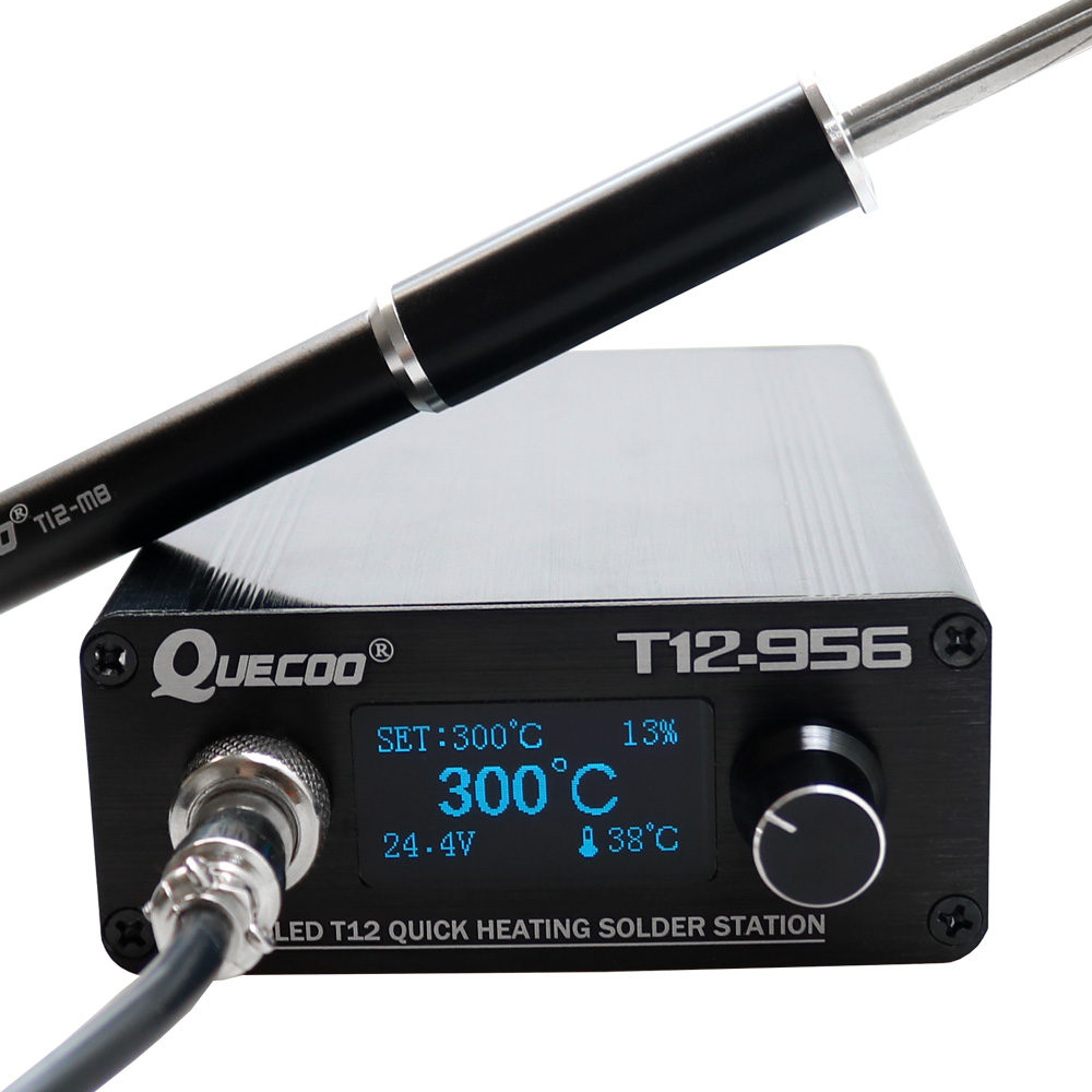 QUECOO T12-956 납땜 디지털 스테이션 전자  - T12 Soldering Station Oled 리뷰 및 가격